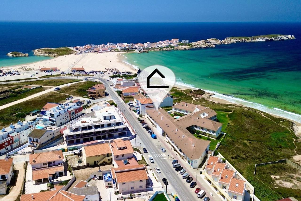 Casa Pedro - Baleal Beach, Balcony, Pool Bagian luar foto